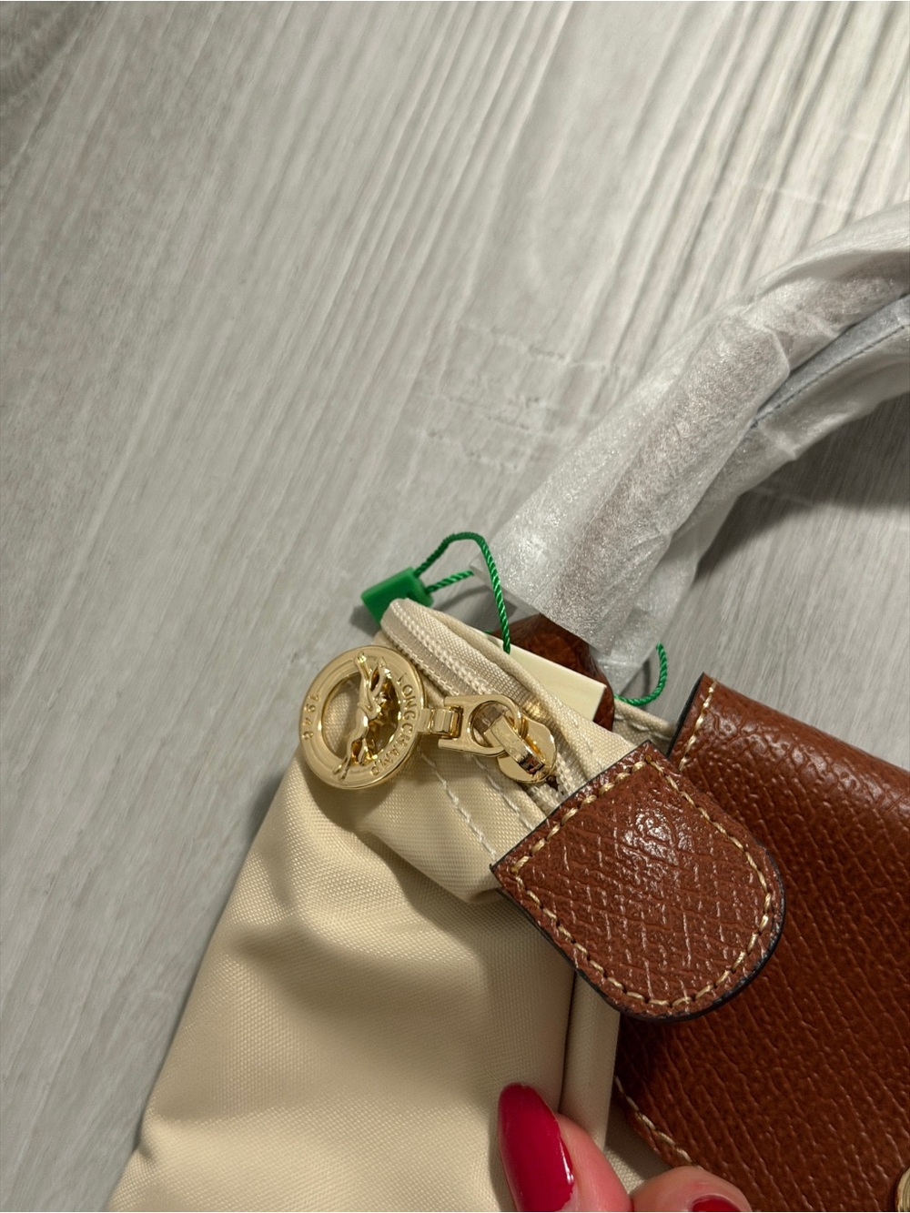 Longchamp Le Pliage Small Paper Nylon Bag NWT - Picture 4 of 5